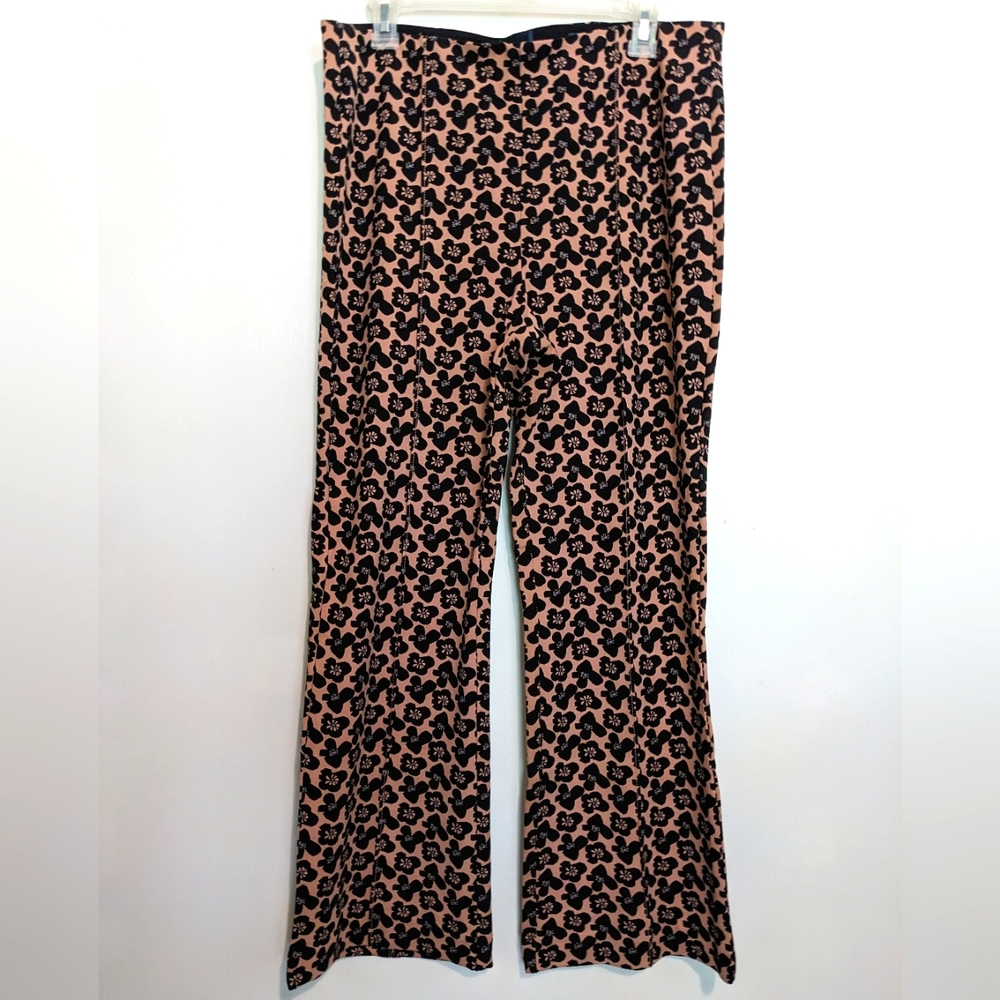 Maeve by Anthropology pants women's large tan/black nwot